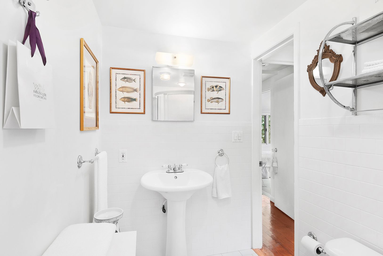  All White Bathroom