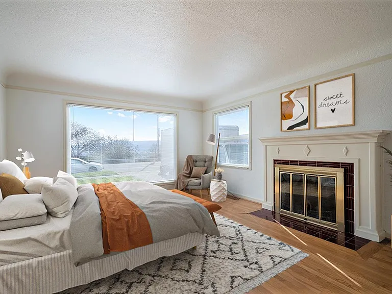 Bedroom 2. This image shows a virtually furnished space. Bedrooms come unfurnished.