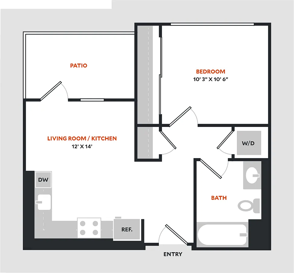 Floor plan Plan 1G