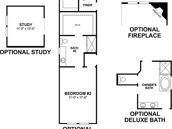Balcones First Floor Options