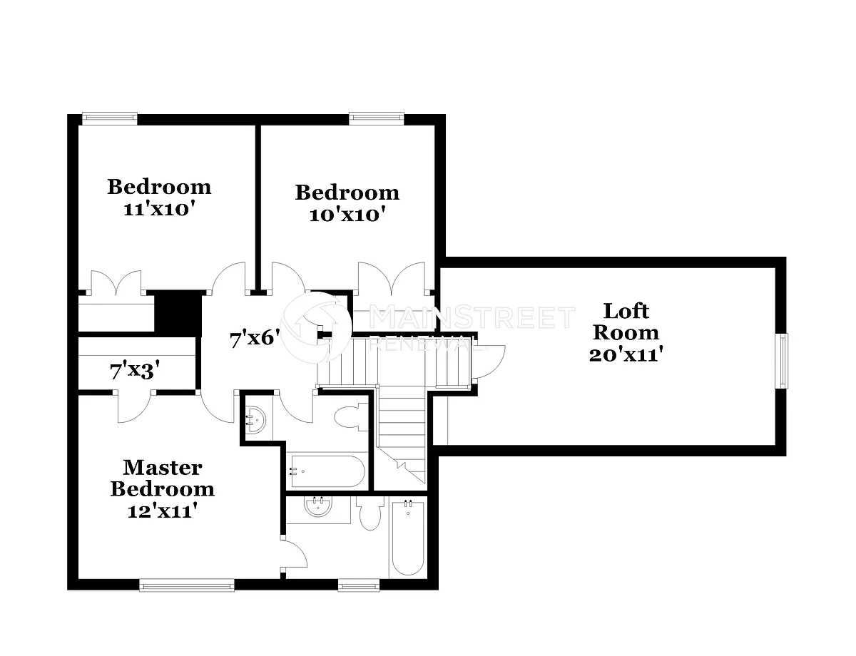 Floor Plan - 11200 Amber Glen Dr