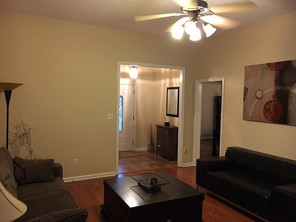 Living room & front entry