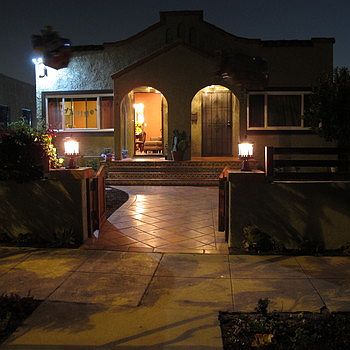 House at night