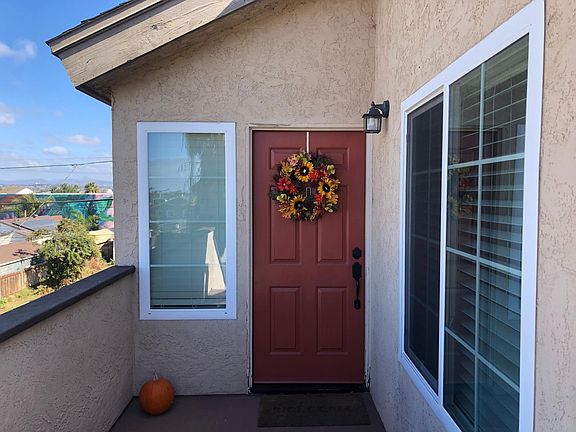 Private landing area to front door.