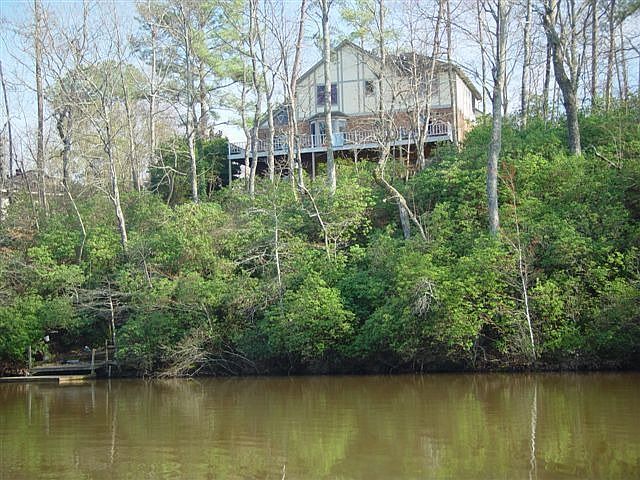 view of house from lake