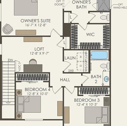 Second Floor 3 br 2.5 ba