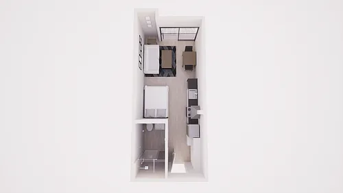 Floor plan Corner Casita