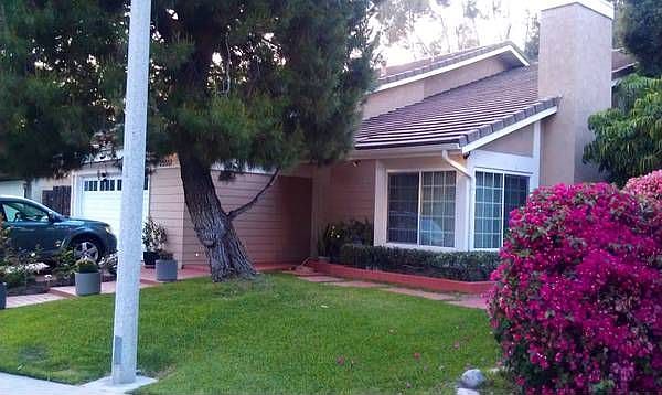 Front with bay window