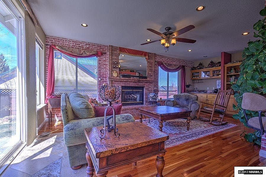 Fireplace living room view 2