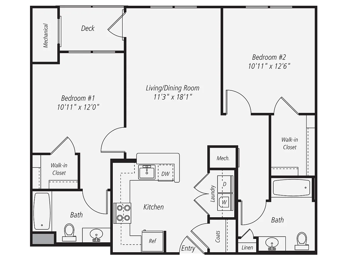 Floor plan B21