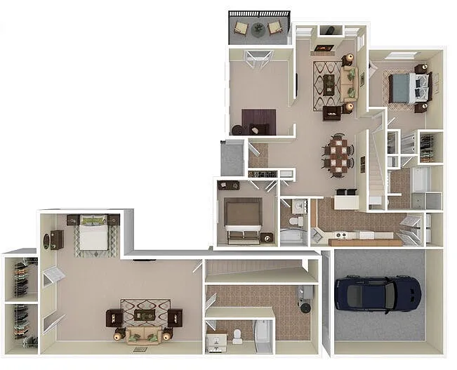 Floor plan The Villa with Loft