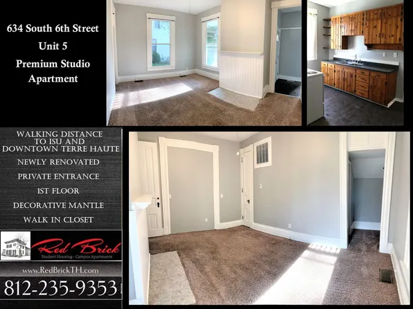 634 S. 6th, 634 S 6th St #5, Terre Haute, IN 47807