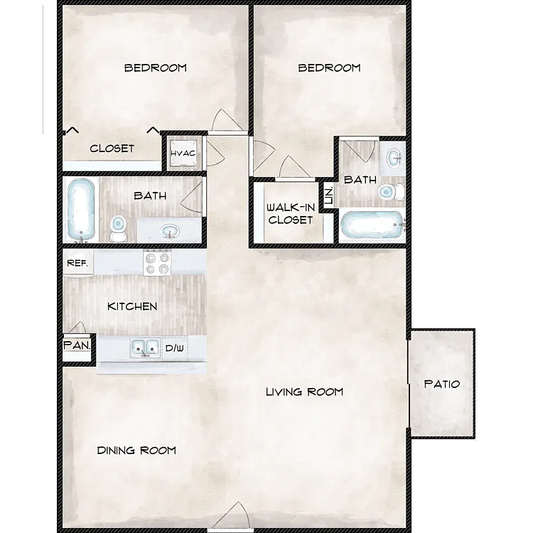 Floor plan B2
