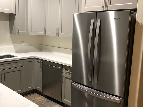 Stainless steel refrigerator included