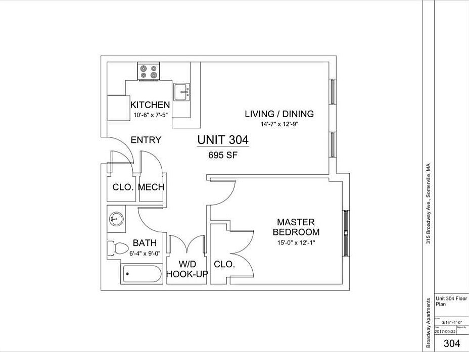 2nd image of 315 Broadway APT 304