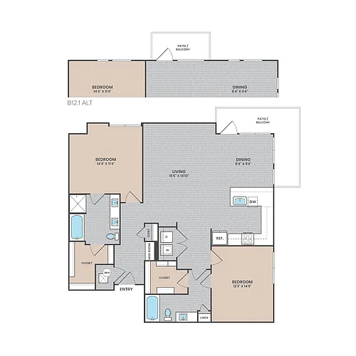 Floor plan B12