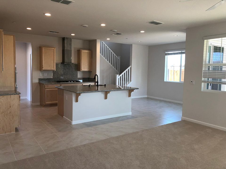 living room and kitchen