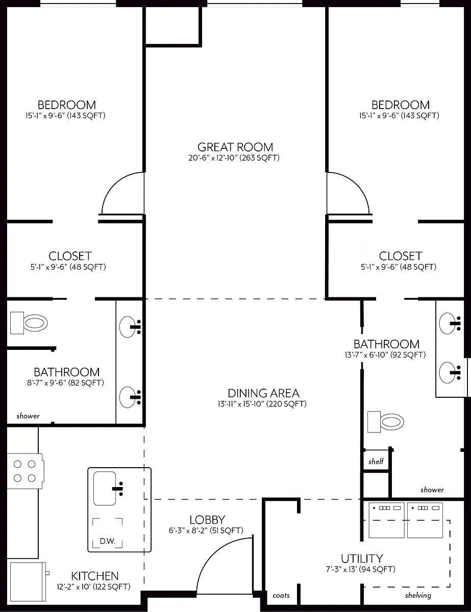 Floor plan C1 - Currently Unavailable