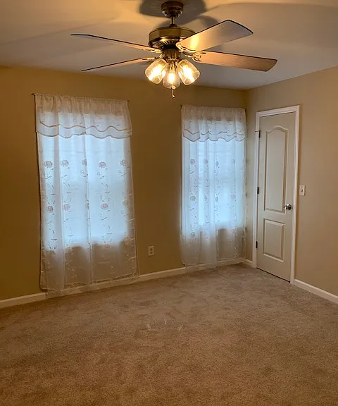 Master Bedroom with Walk-in Closet Door
