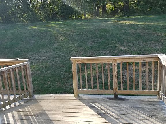 Deck to backyard