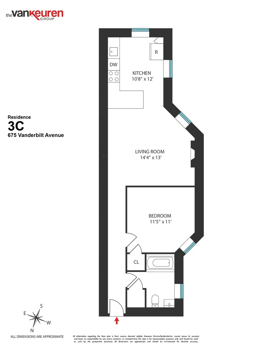 675 Vanderbilt Avenue #3C in Prospect Heights, Brooklyn | StreetEasy