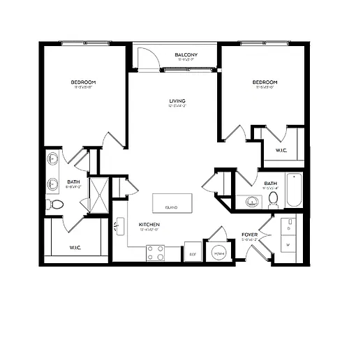 Floor plan B2R