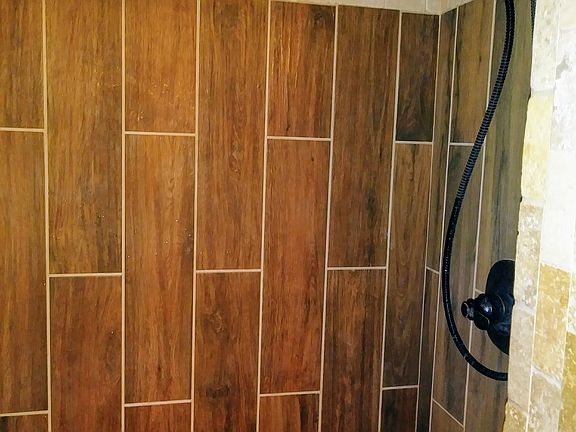 Master shower