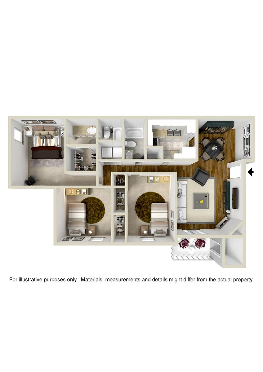 Floor plan The Wheeler