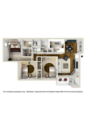 Floor plan The Wheeler