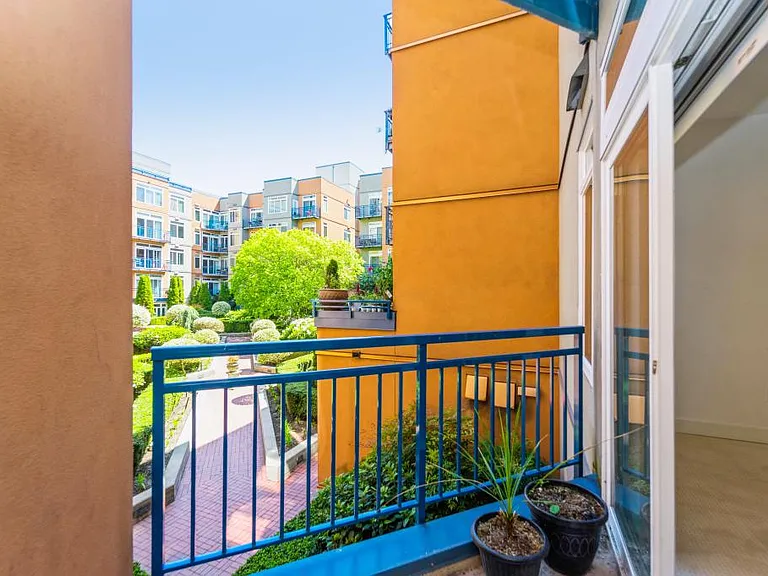 Private Balcony overlooking the Courtyard