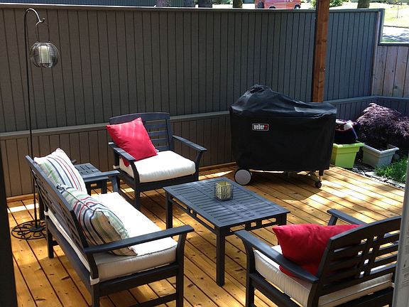 back patio and awning