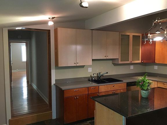 Kitchen with custom cabinets