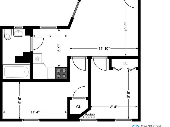 2nd image of 41 E 7th St APT 19