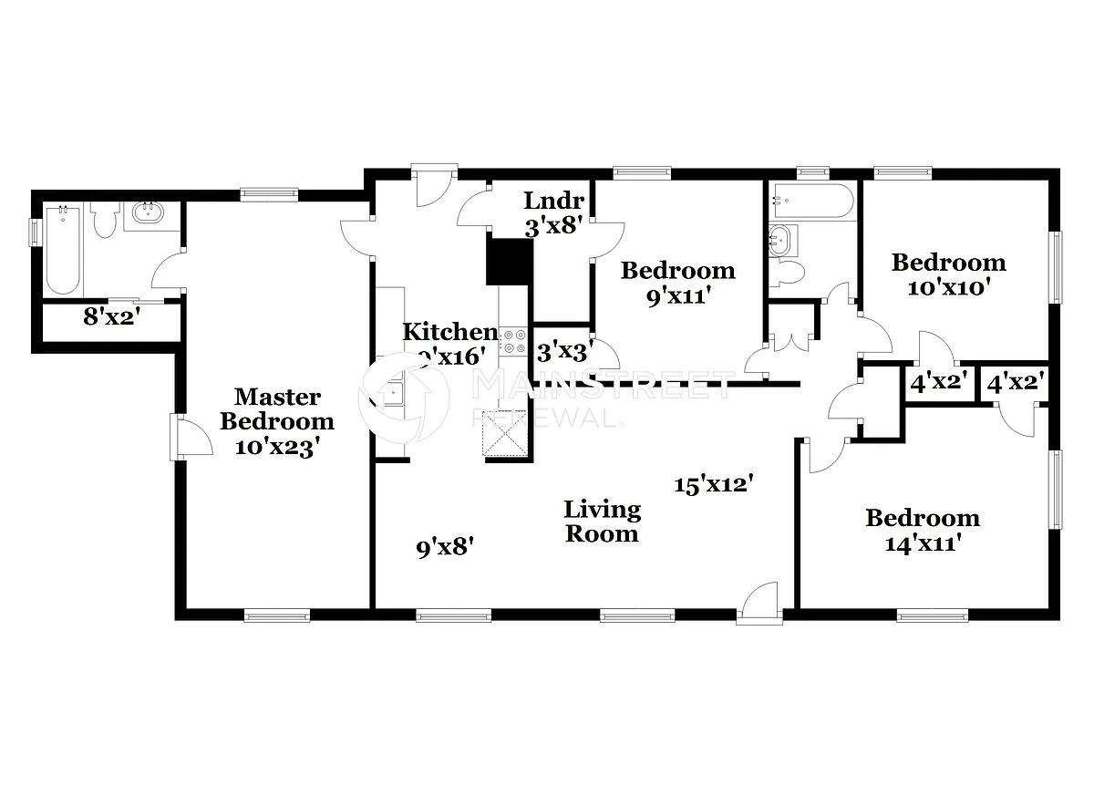 Floor Plan - 1811 W Mohave St