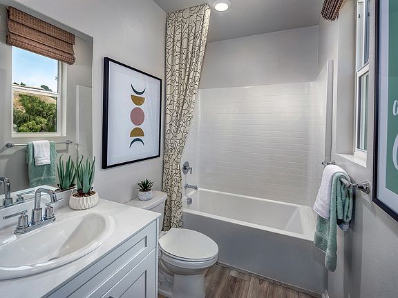 Residence 3 interior image modeled at a nearby Meritage community.