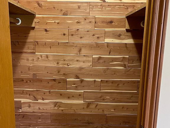 Cedar hall closet