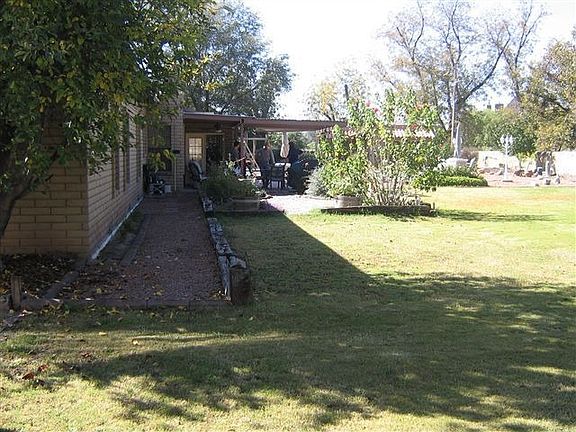 Large backyard