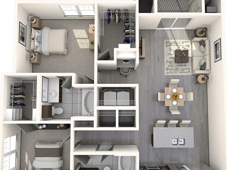 2 bedroom floorplan 2 bedroom floorplan