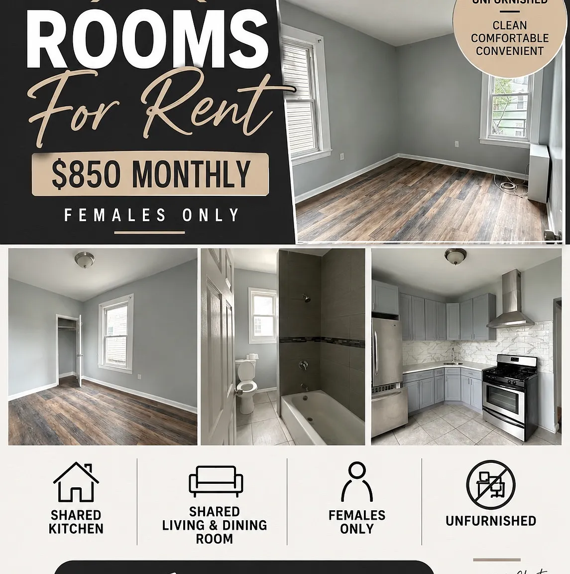 1 bed, $850 — Photo 1