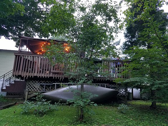 huge back deck