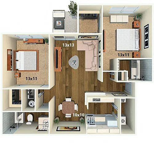 Floor plan The Willow
