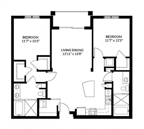 Floor plan B2