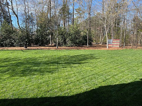 Large back yard and Private!