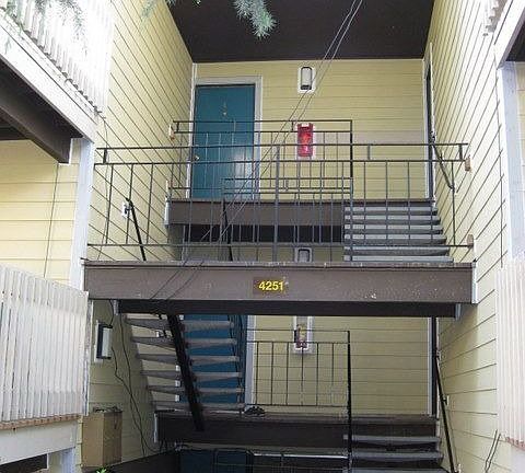 The HOA is in the process of painting & cosmetic upgrades to exterior building