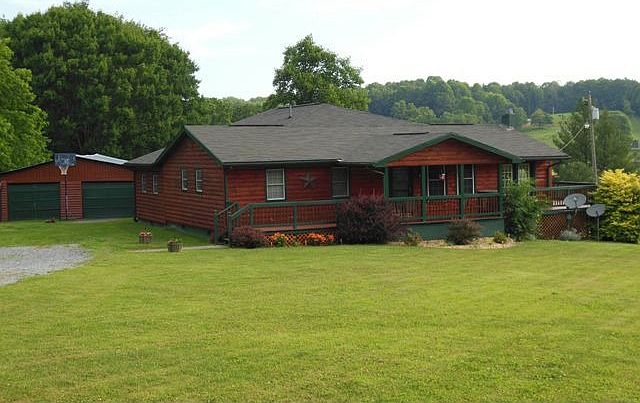Log-Sided Ranch Home
