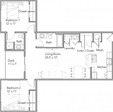 2 Bedroom C 2 Bedroom C