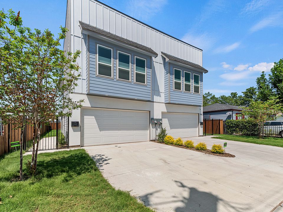 2213 Sheridan Street (on the left) has a two car garage with parking for two on the driveway and gated yard.