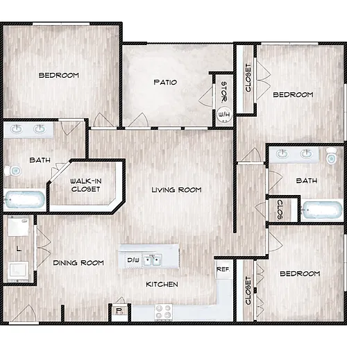 Floor plan C1