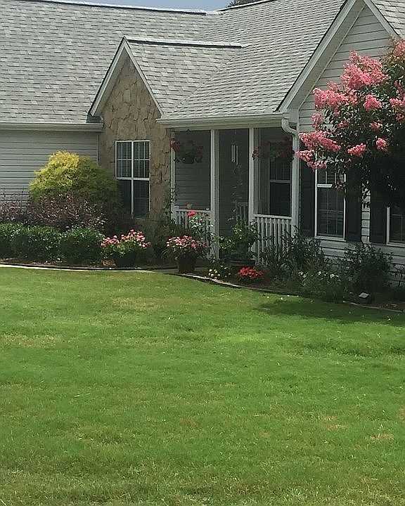 Front porch and door