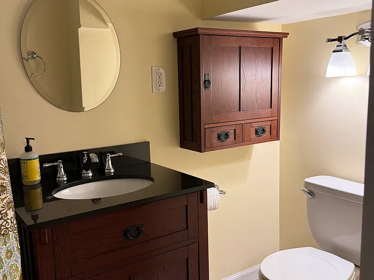 Basement bathroom